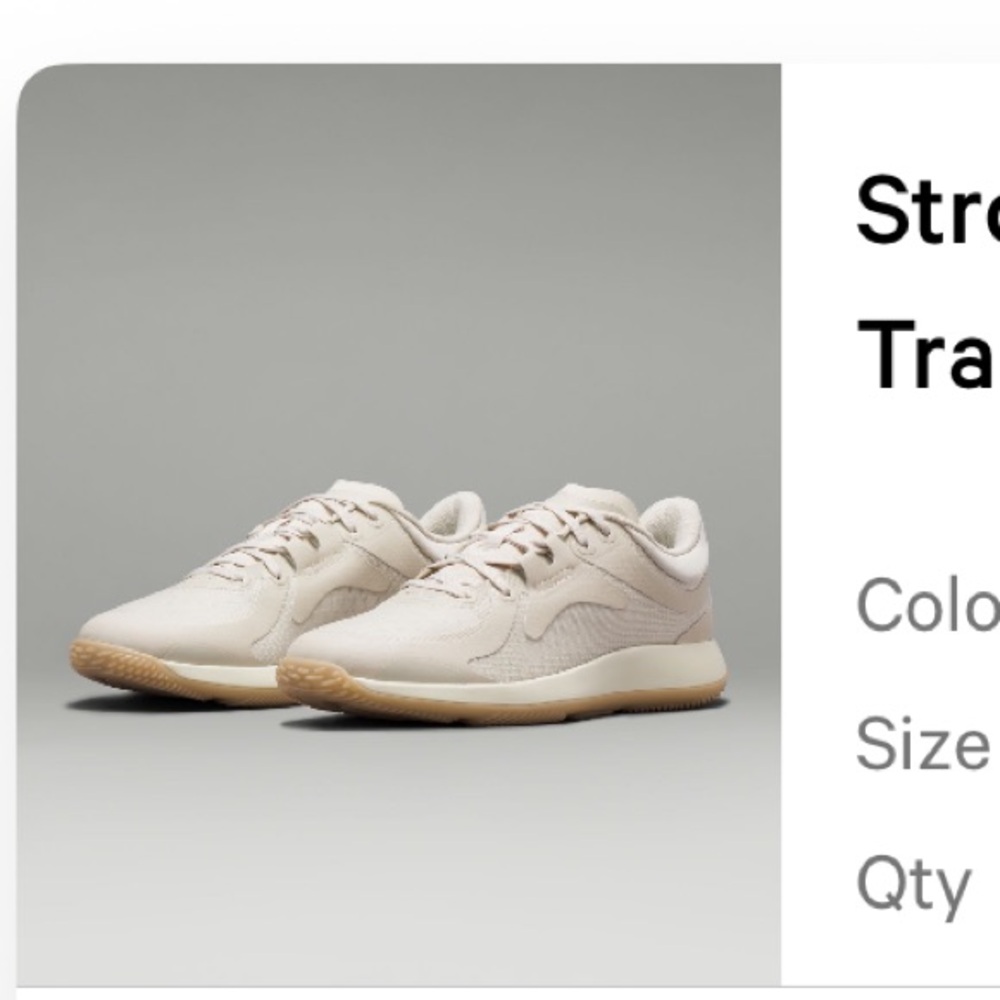 Women's Training Shoe - Natural Ivory
